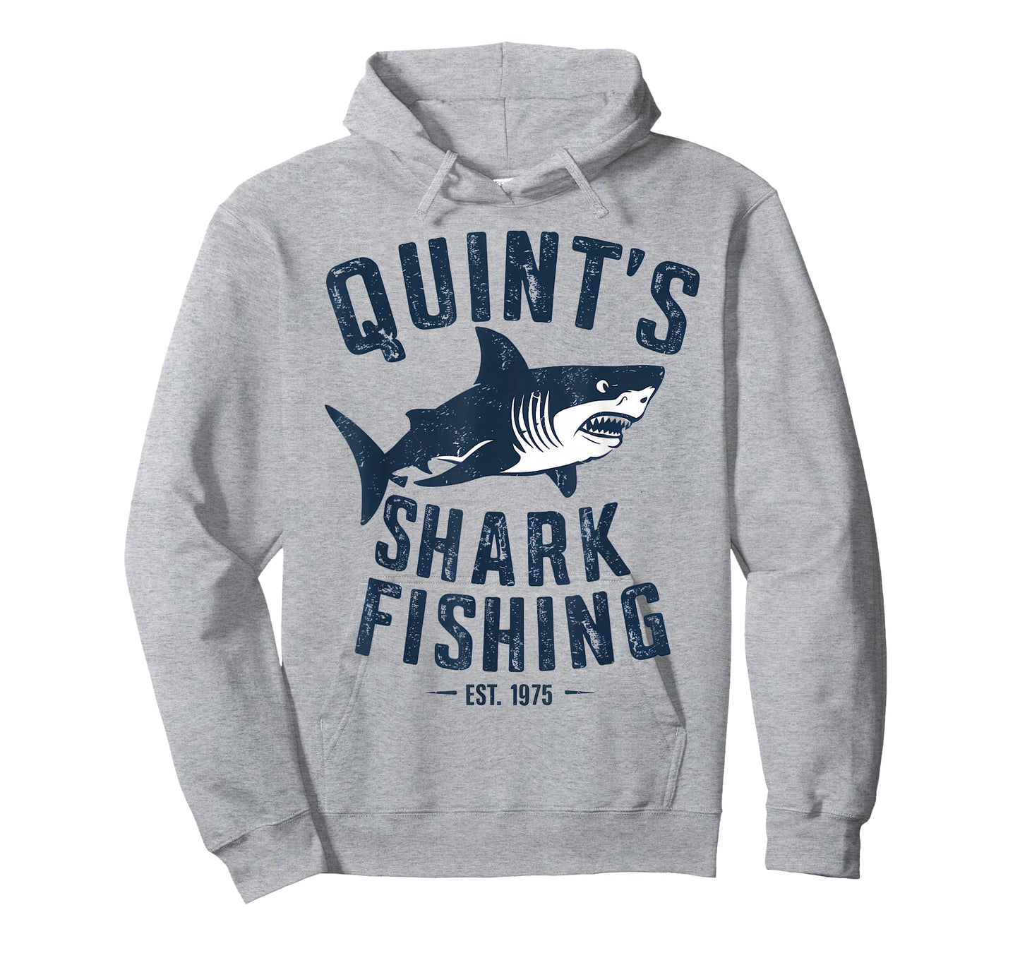 Vintage Quint's Shark Fishing 1975 Retro T-Shirt