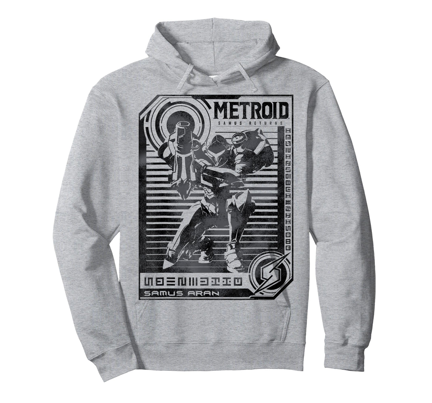 Nintendo Metroid Samus Distressed Poster Graphic T-Shirt T-Shirt