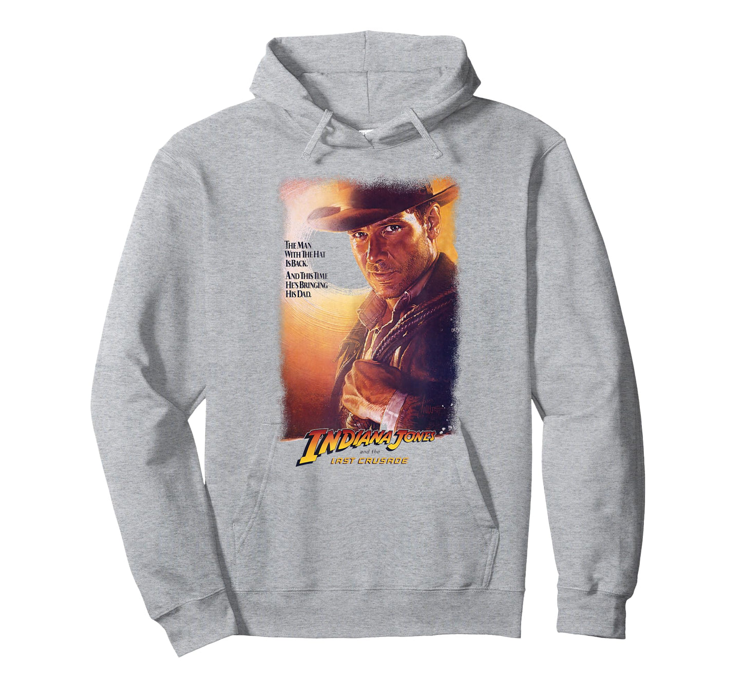 Indiana Jones and The Last Crusade Man with The Hat Poster T-Shirt
