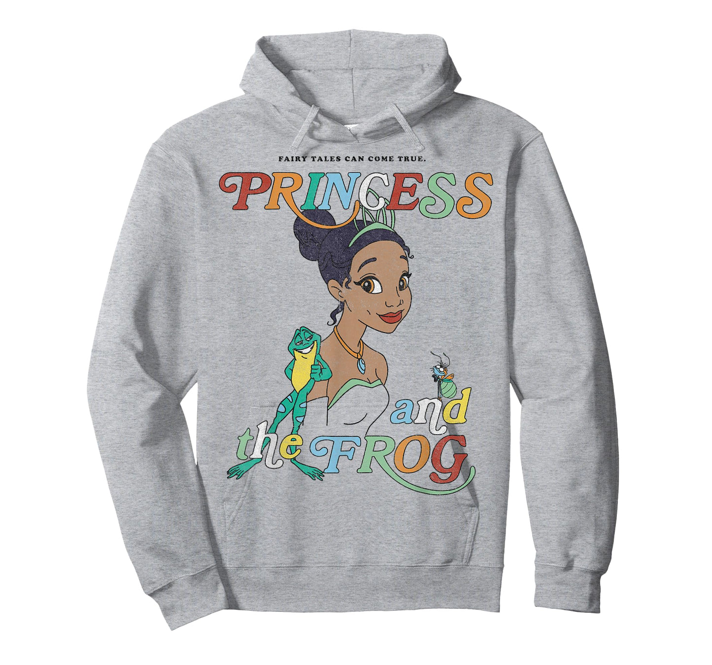 Disney Princess and The Frog Tiana and Frog Naveen Portrait T-Shirt Small