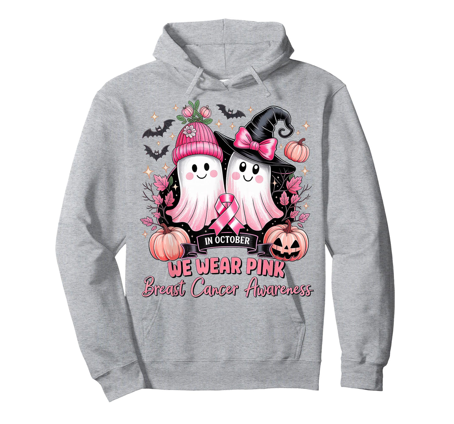 in October We Wear Pink Breast Cancer Awareness T-Shirt