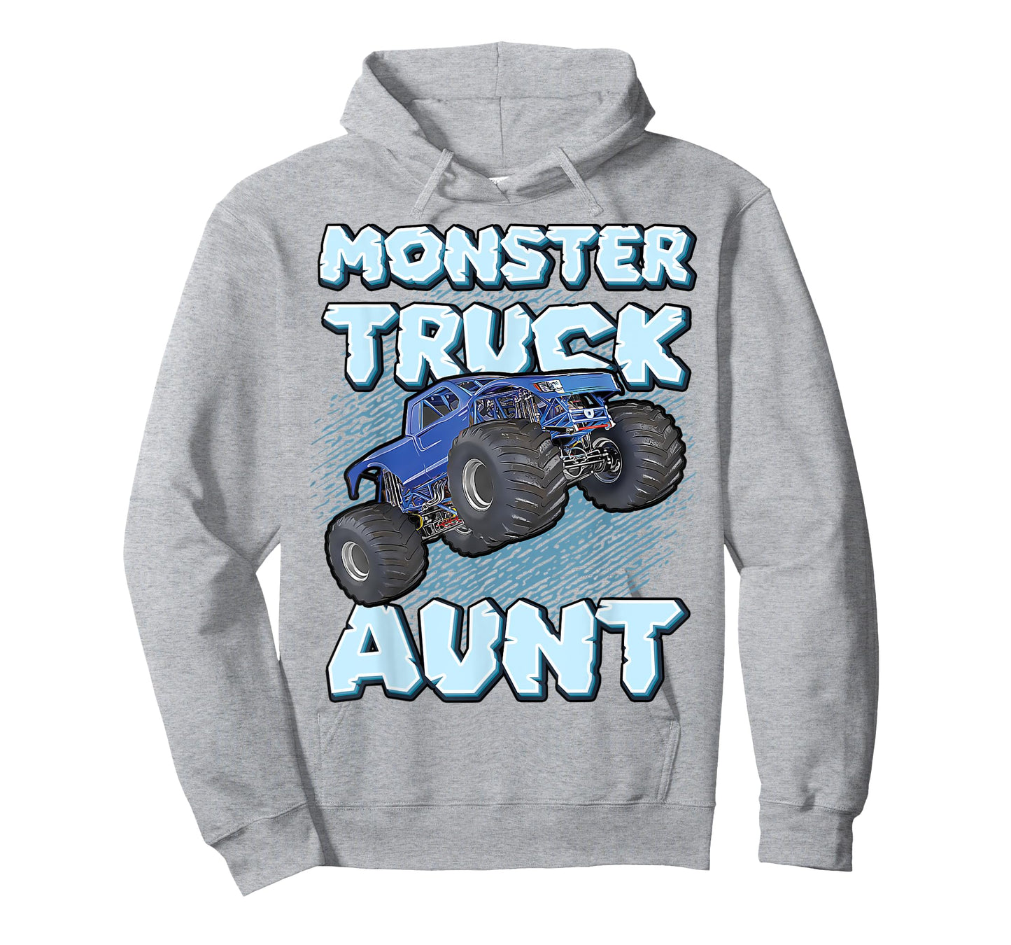 Monster Truck Aunt For Aunts Fun Cool Funny Monster Truck T-Shirt