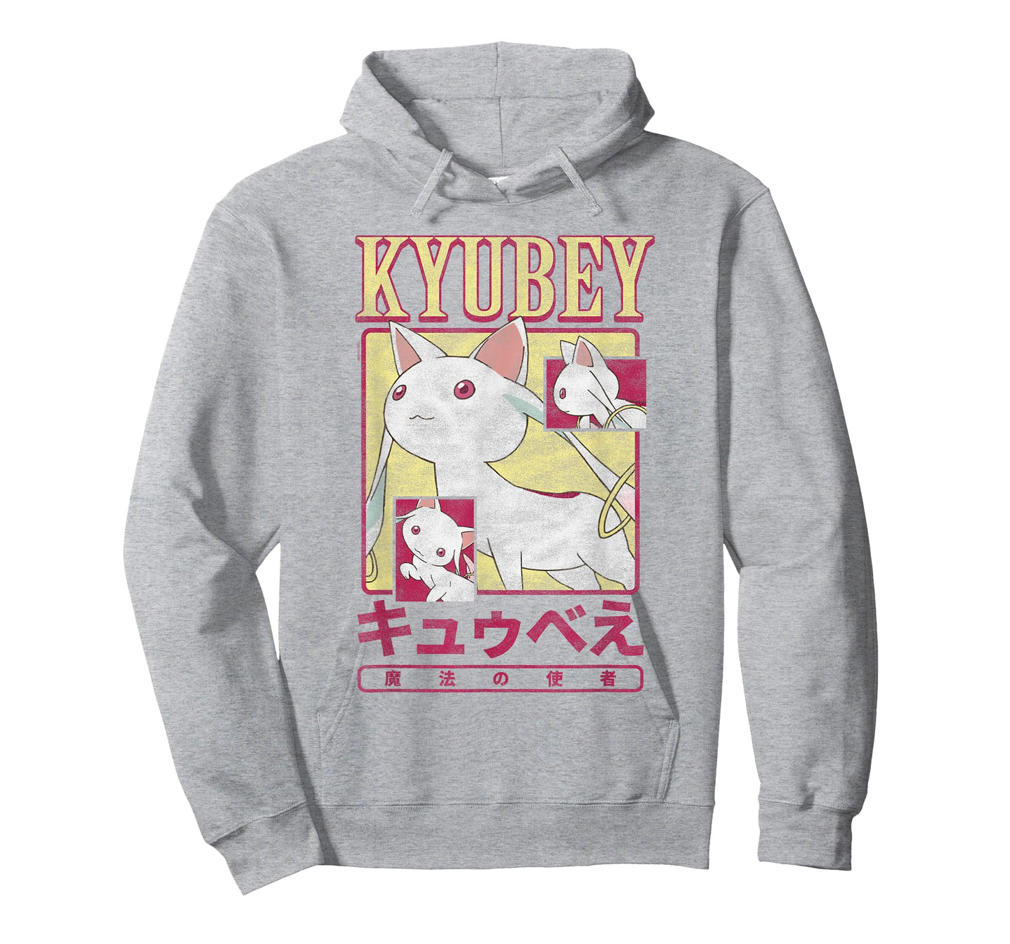 Madoka Magica Kyubey Collage Magic Creature Anime T-Shirt