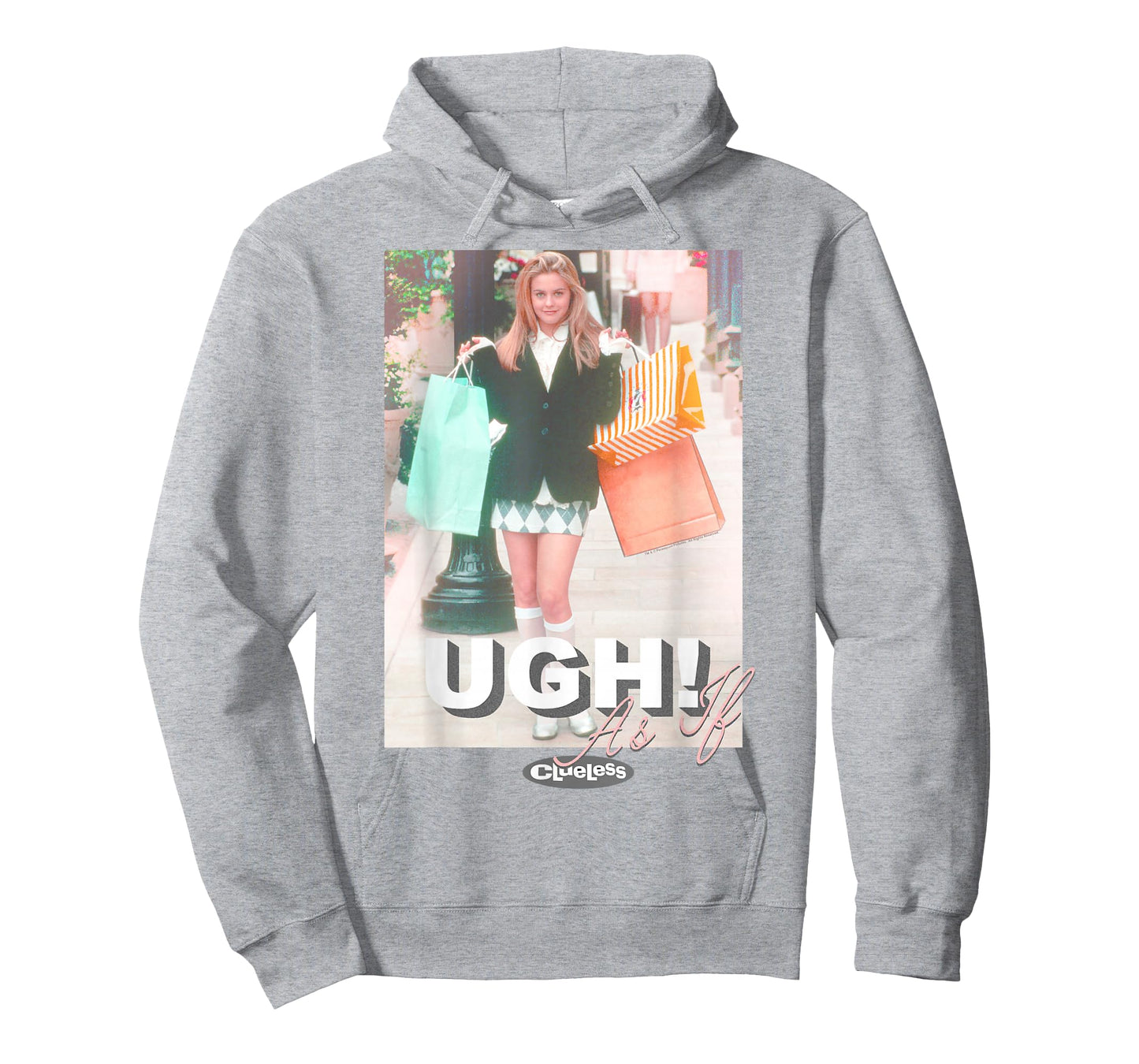 Clueless Cher Shopping Pose Ugh As If Graphic T-Shirt T-Shirt