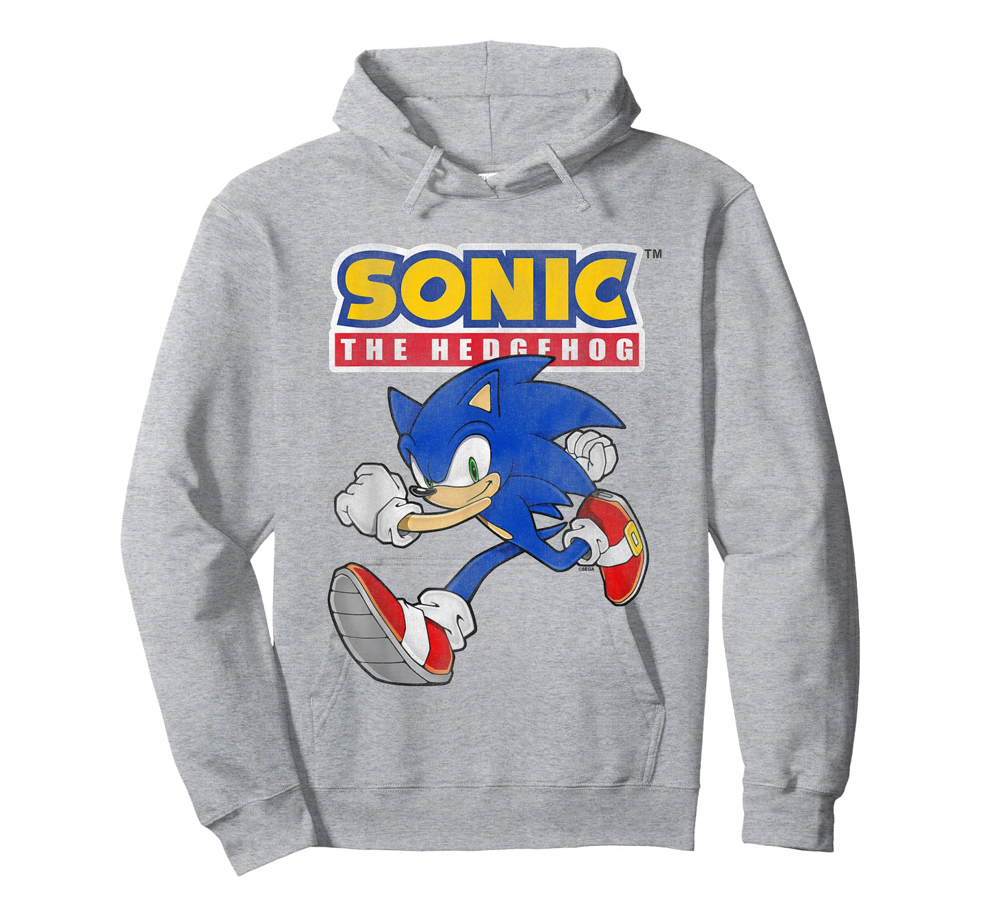 Sonic The Hedgehog Running Sonic Cool Portrait Vintage T-Shirt