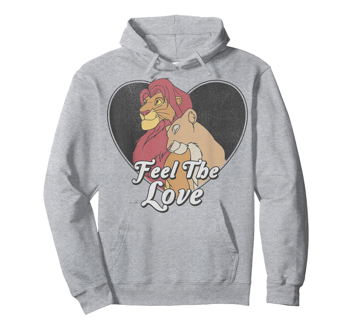 Disney The Lion King Valentine's Day Feel The Love Vintage T-Shirt