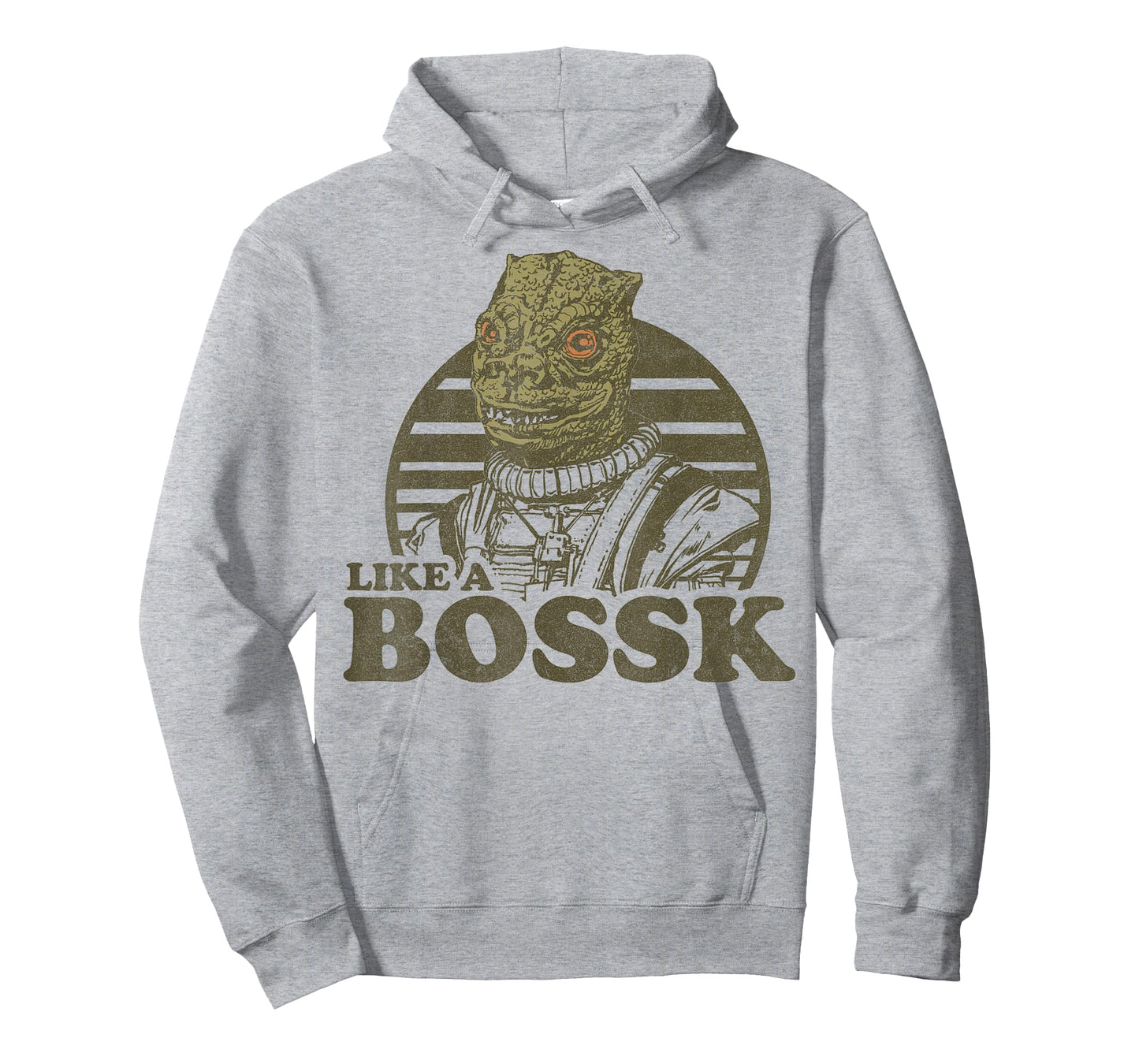 Star Wars Like a Bossk Bounty Hunter Retro Logo T-Shirt