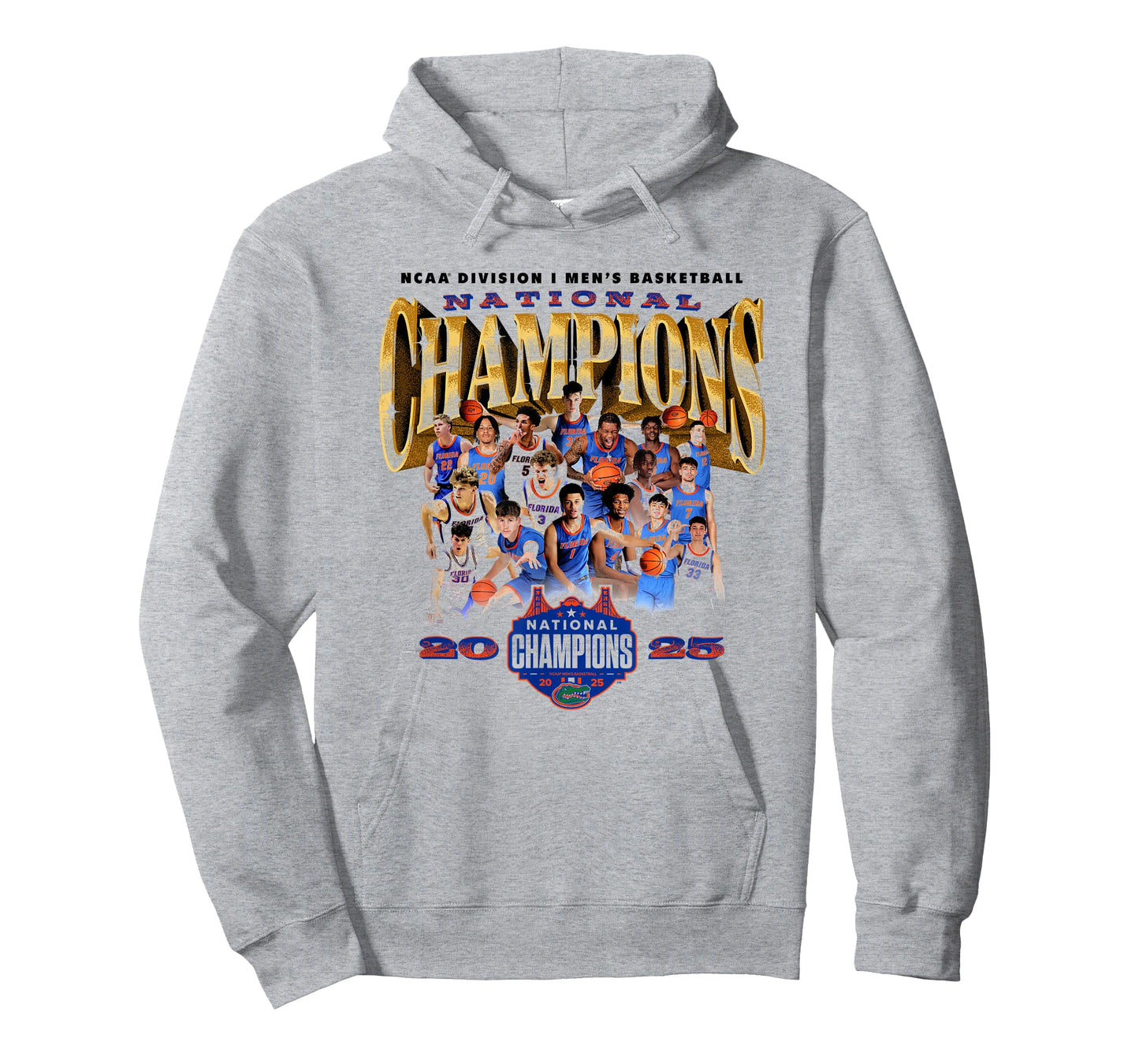 Florida 2025 Men's Basketball National Champions NIL T-Shirt