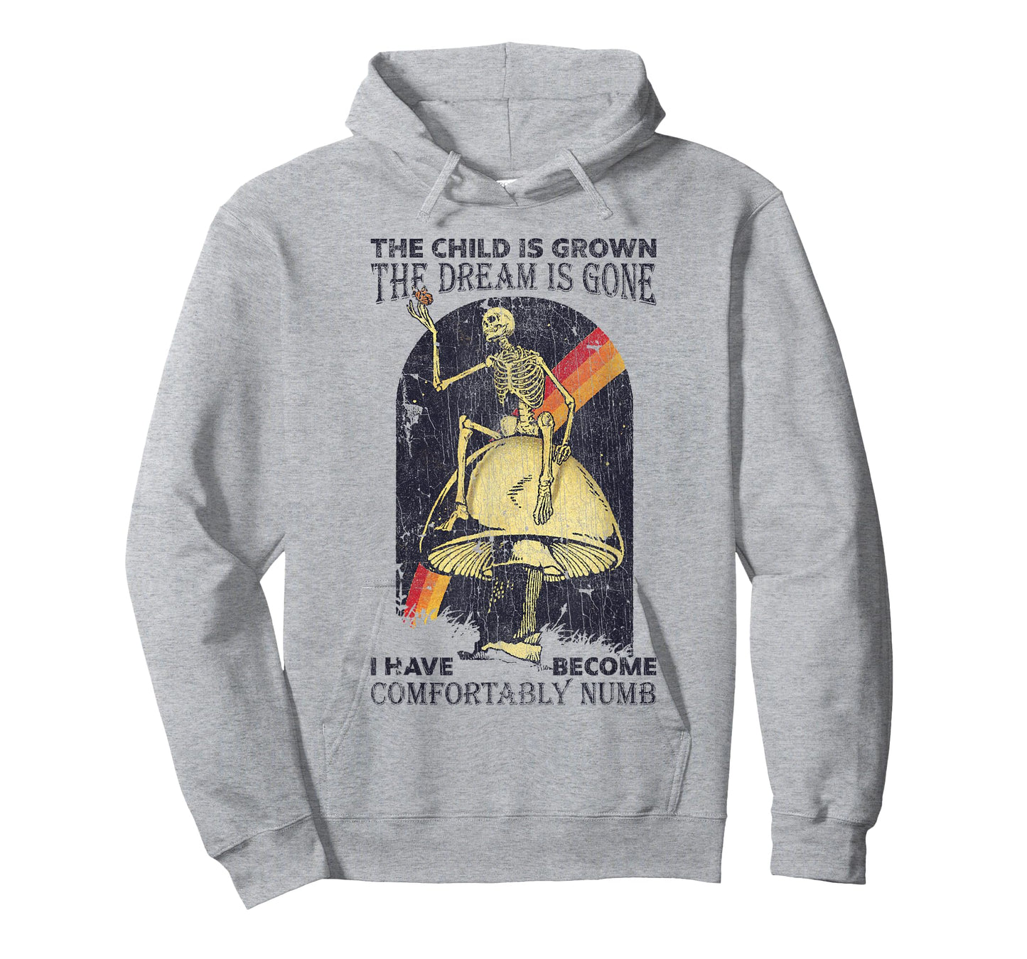 The Child Grown The Dream Gone Comfortably Numb Skeleton T-Shirt
