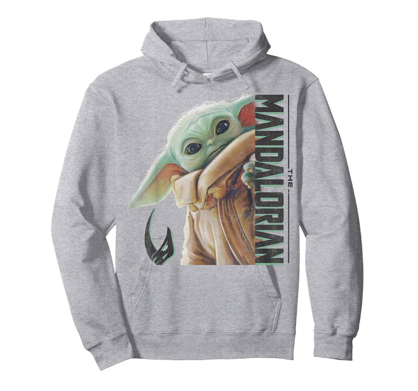 Star Wars: The Mandalorian Grogu Vertical Logo T-Shirt
