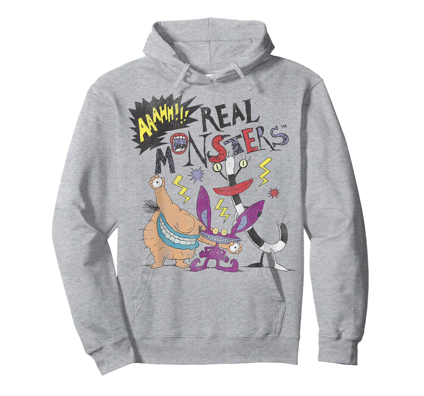 Aaahh!!! Real Monsters Friends Spooky Scary Retro Group Shot T-Shirt