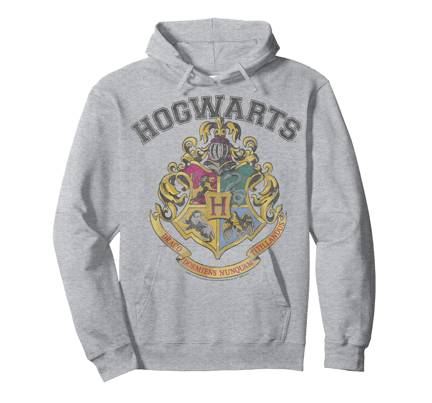 Harry Potter Hogwarts Vintage Crest Short Sleeve T-Shirt