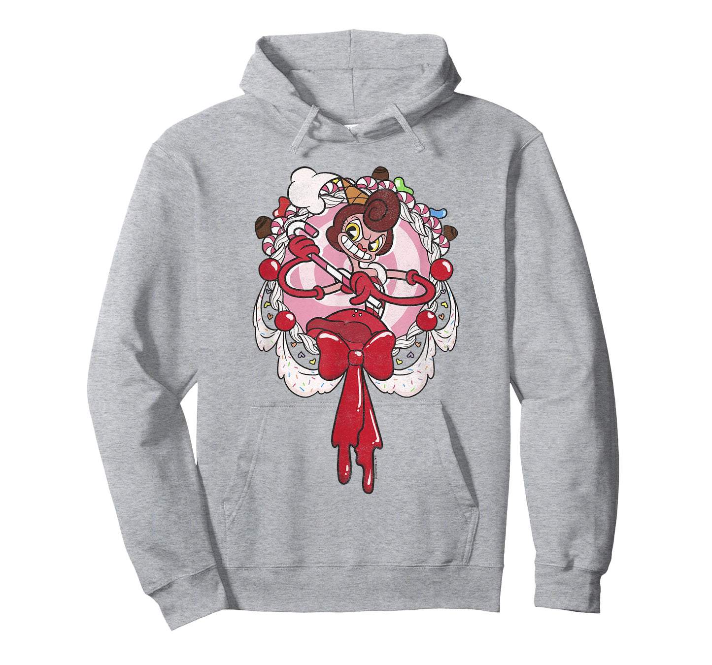 Cuphead Baroness Von Bon Bon Melting Candy Frame Portrait T-Shirt