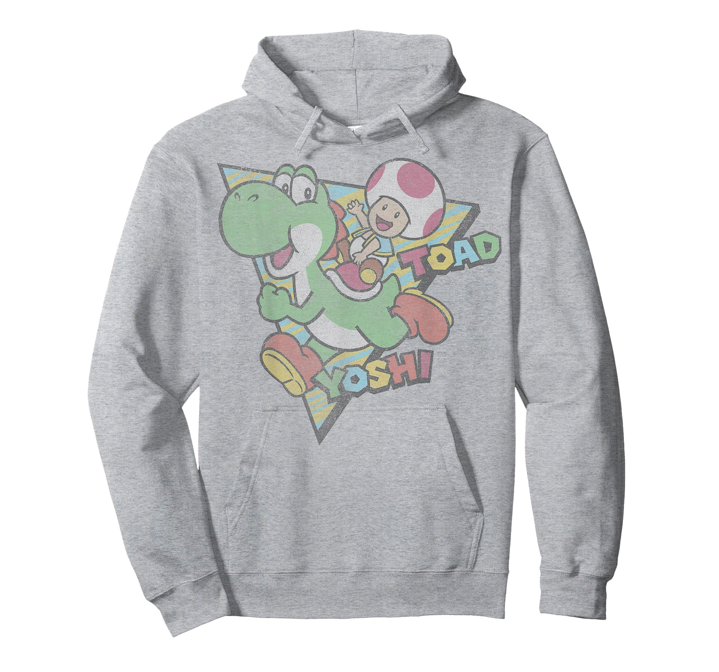 Super Mario Toad & Yoshi Vintage Nintendo Game Portrait T-Shirt