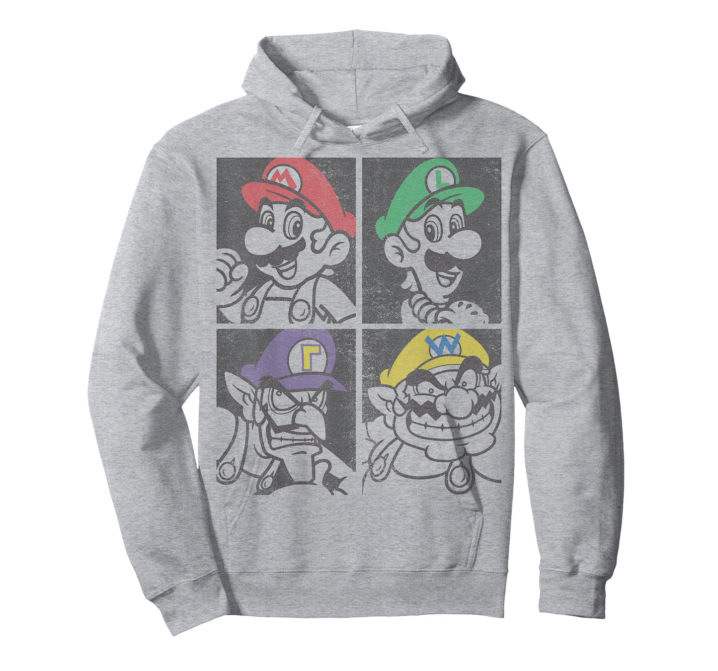 Super Mario Mario Luigi Wario Waluigi Box Up T-Shirt