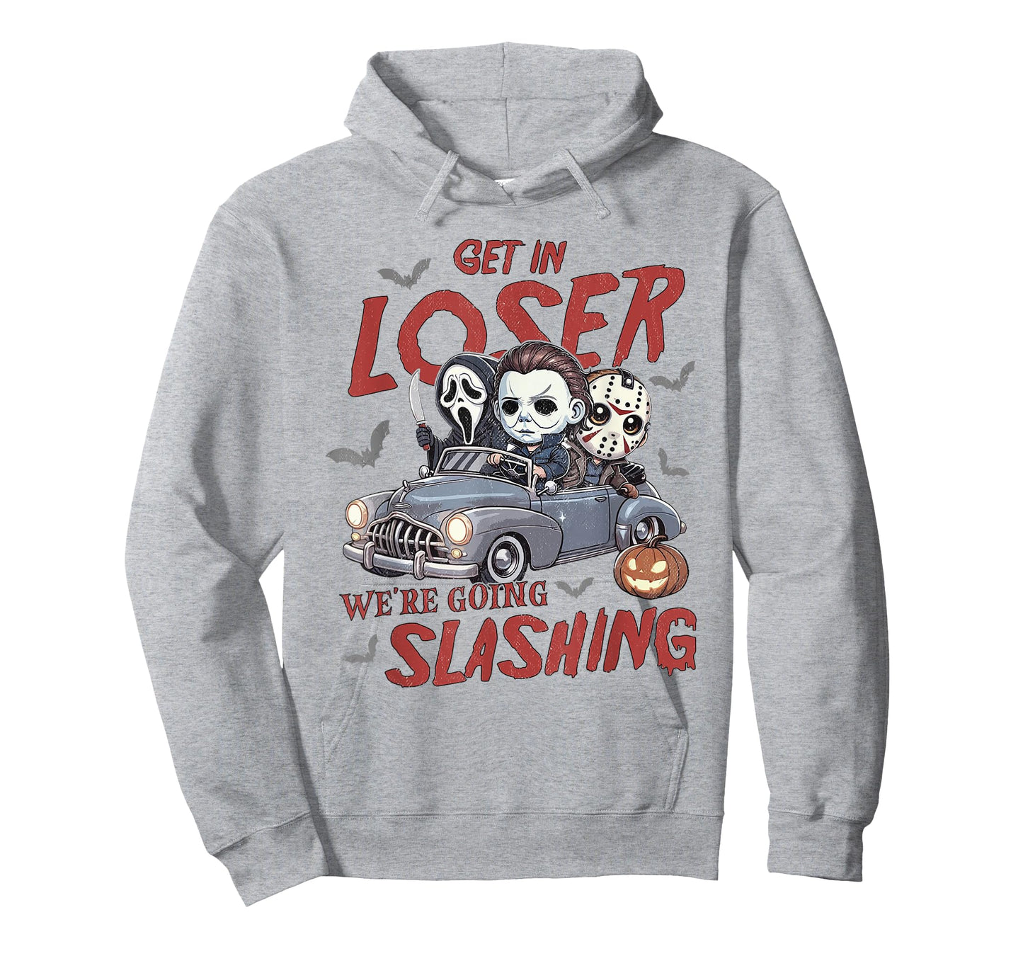 Horror Halloween Character Get In Loser We're Going Slashing T-Shirt