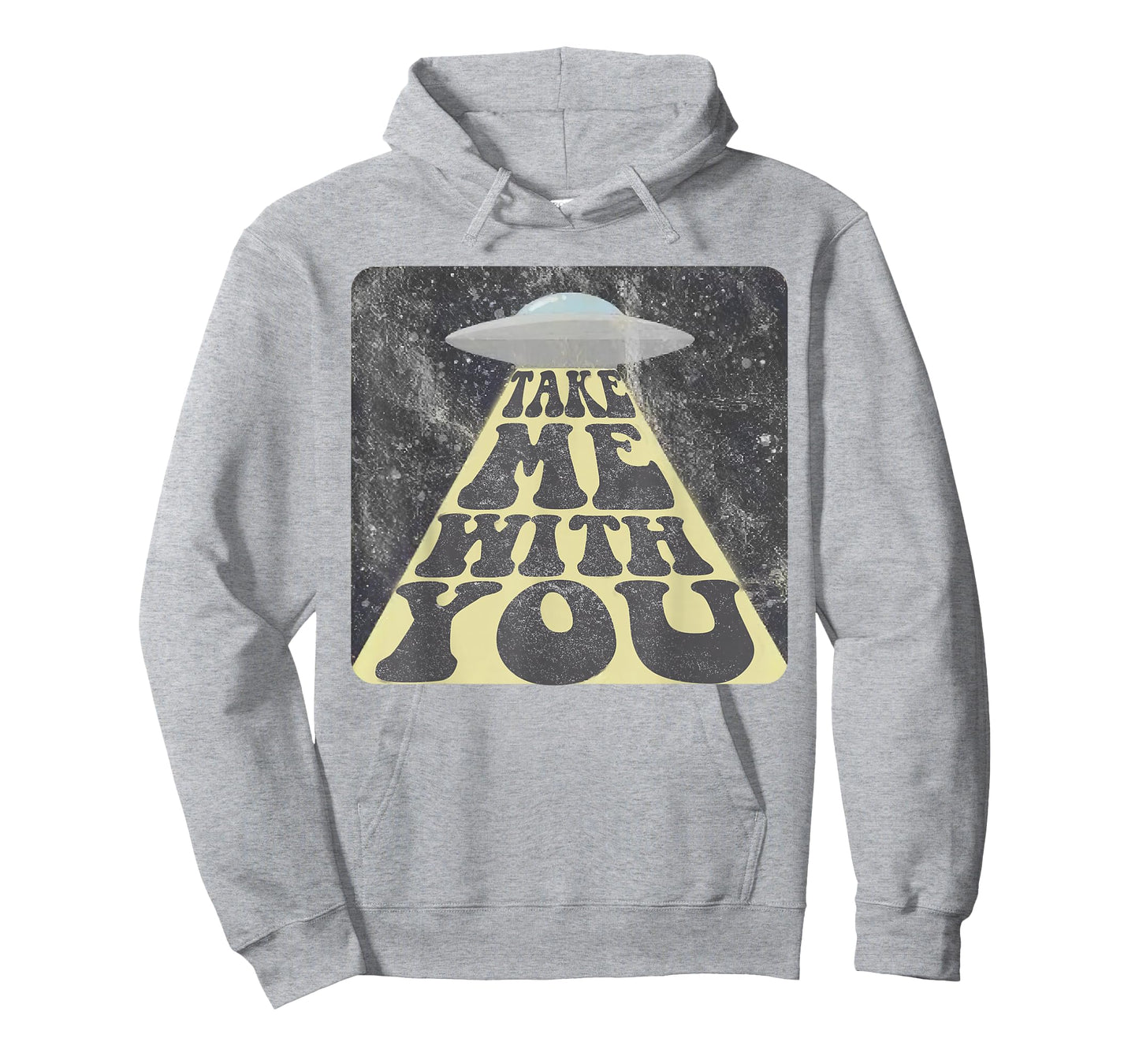 Take Me With You Funny UFO Alien Abduction T-Shirt