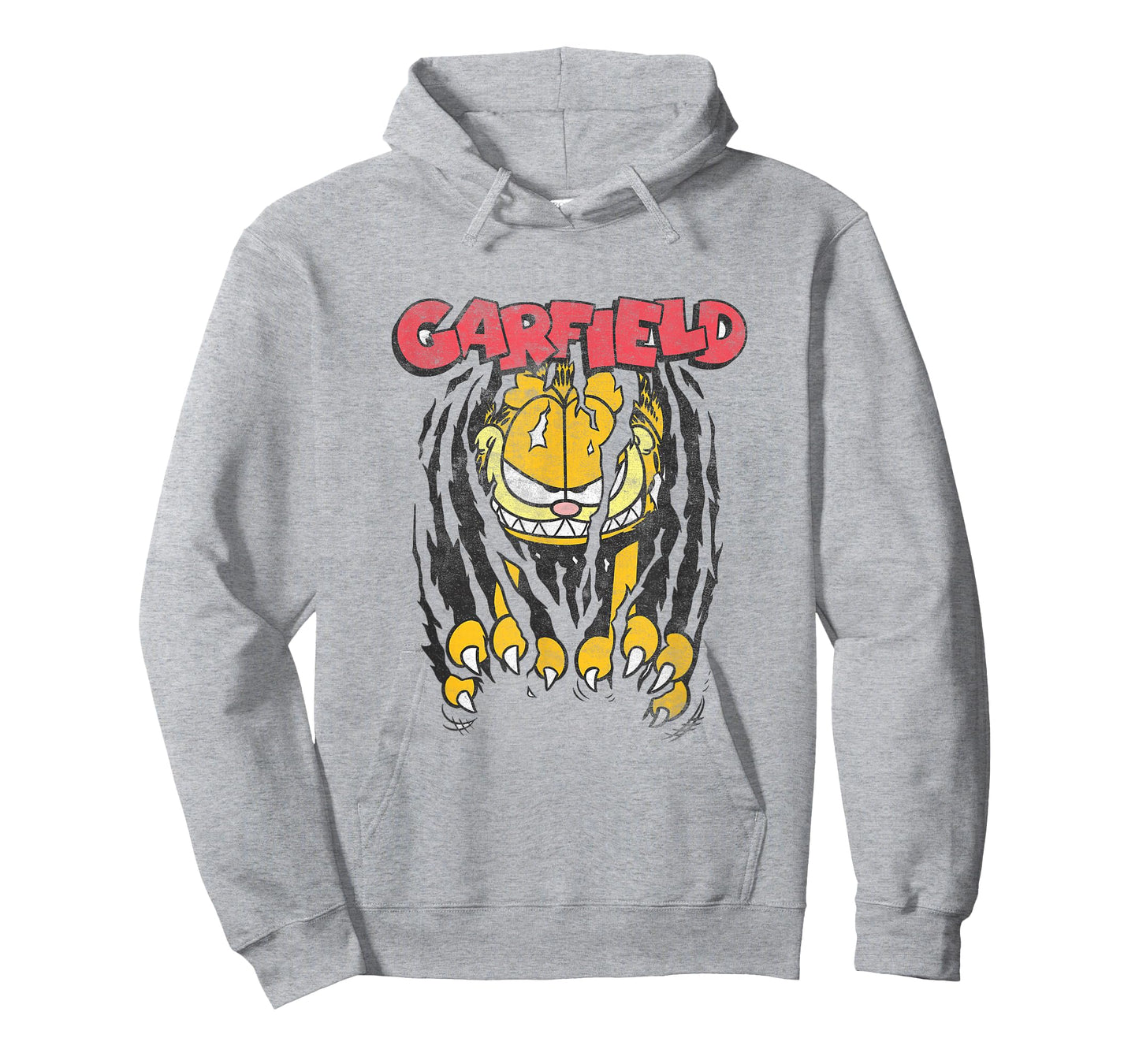 Garfield Vintage Classic Comic Cat Scratch Menacing Face T-Shirt
