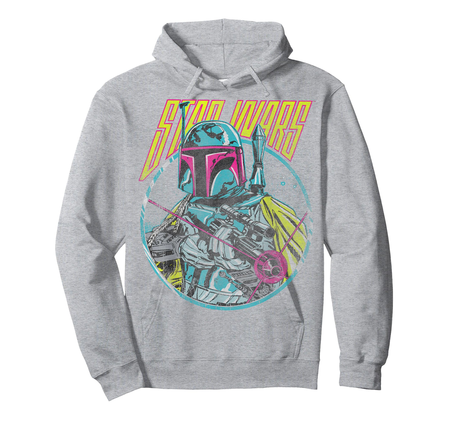 Star Wars Boba Fett Neon Blaster Vintage Graphic T-Shirt C2 T-Shirt