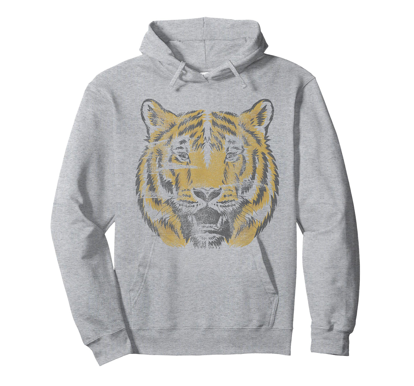Vintage Tiger Face Tiger Head Wild Cat Lover Gift T-Shirt Small