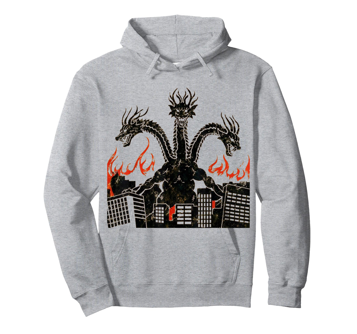 Vintage Dragon King Ghidorah Art sunset japanese Kids Men T-Shirt