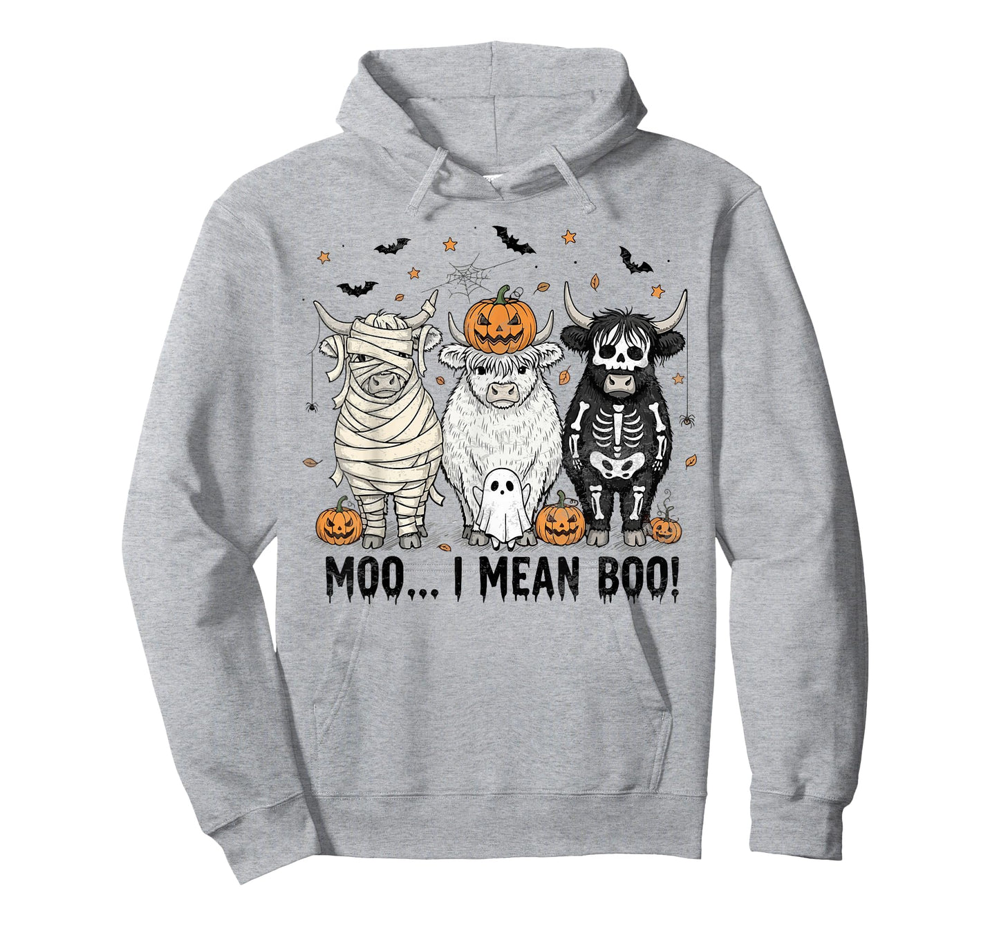 Ghost Cow Moo I Mean Boo Funny Halloween Costume Cow Lovers T-Shirt