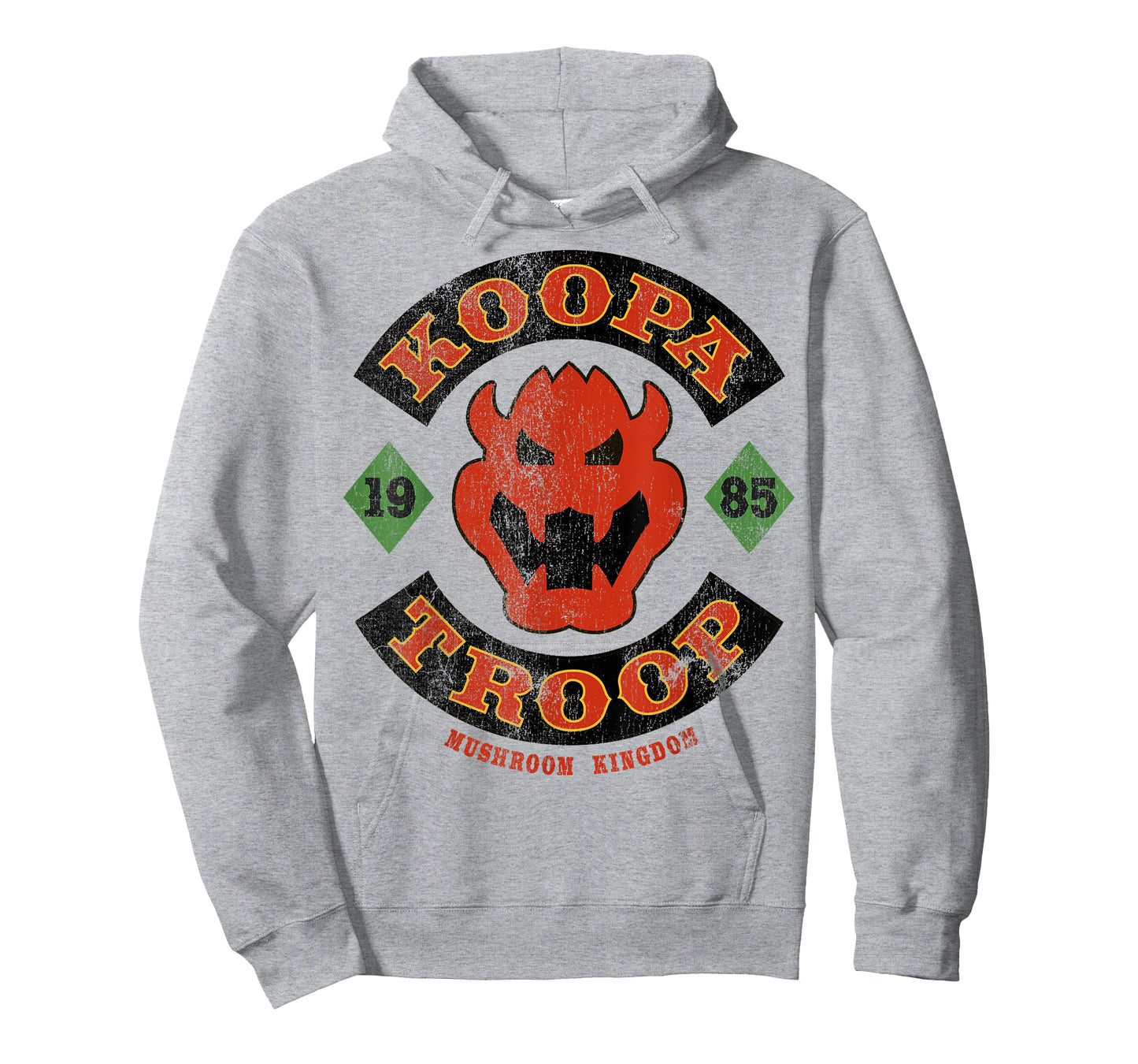 Super Mario Bros Bowser Koopa Troop Vintage Distressed T-Shirt