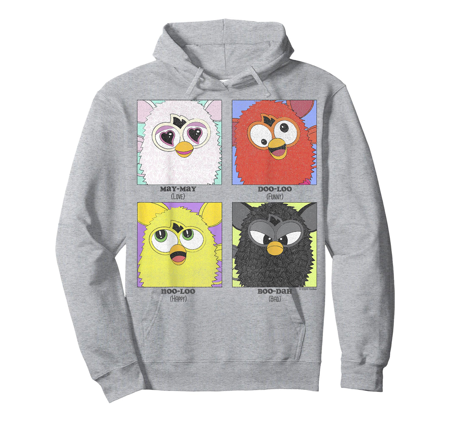 Furby Different Emotions Vintage Box Up T-Shirt