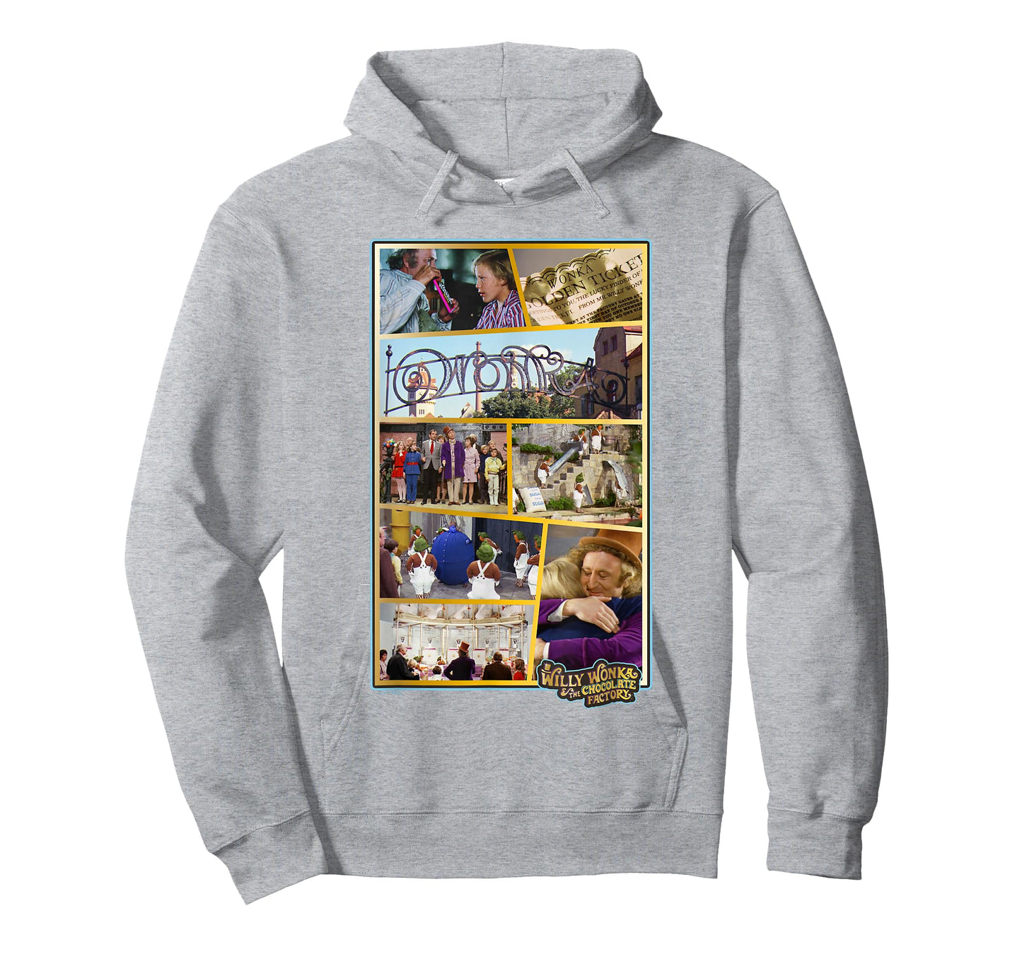 Willy Wonka & The Chocolate Factory Scenes Collage T-Shirt