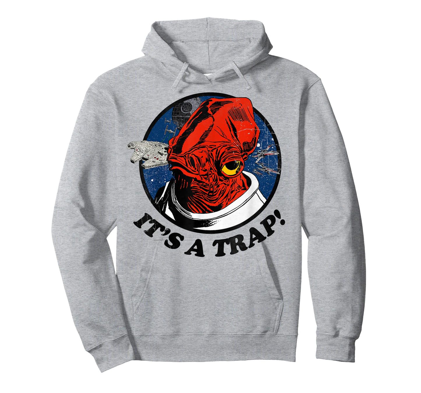 Star Wars Admiral Ackbar Falcon IT'S A TRAP! Graphic T-Shirt T-Shirt