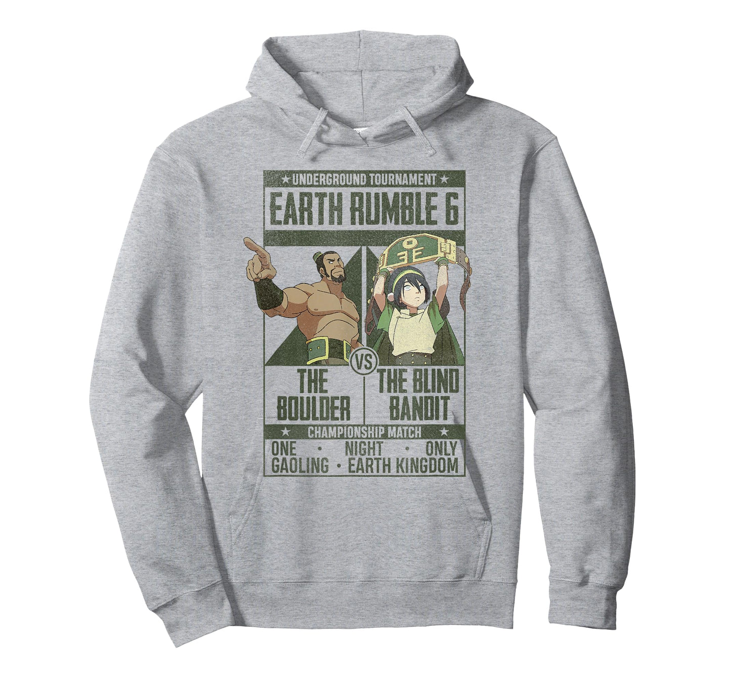 Avatar: The Last Airbender Boulder VS Blind Bandit Poster T-Shirt