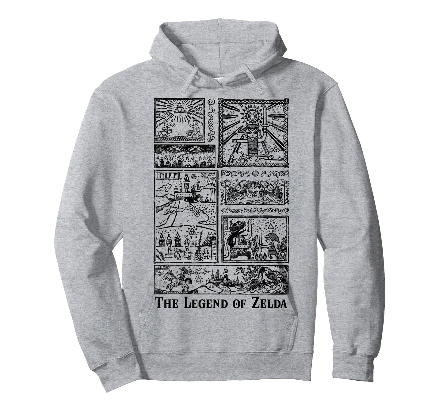Nintendo Zelda The Legend Lives In Tonal Glyphs T-Shirt