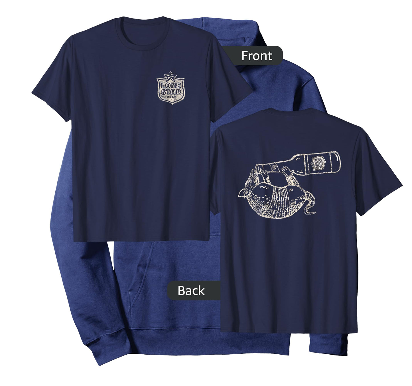 Texas Lone Star Beer Armadillo T-Shirt