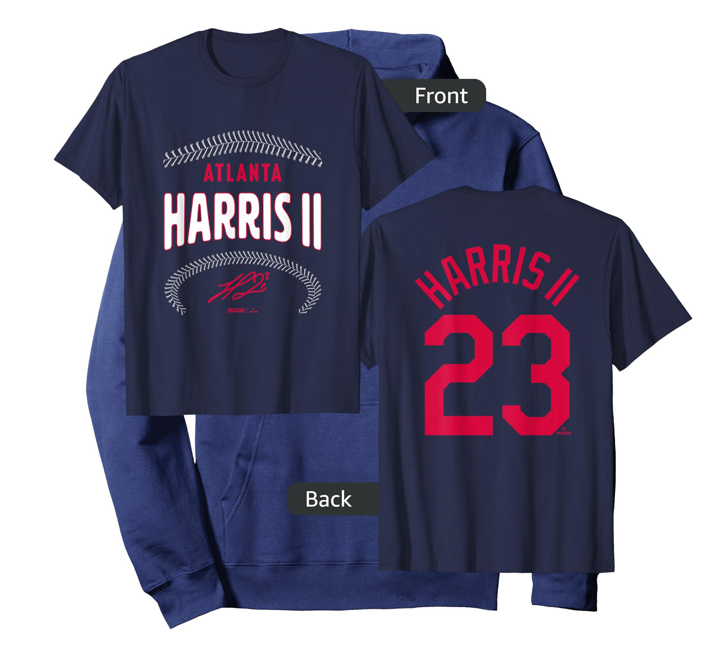 Michael Harris II Atlanta Name & Number (Front & Back) T-Shirt