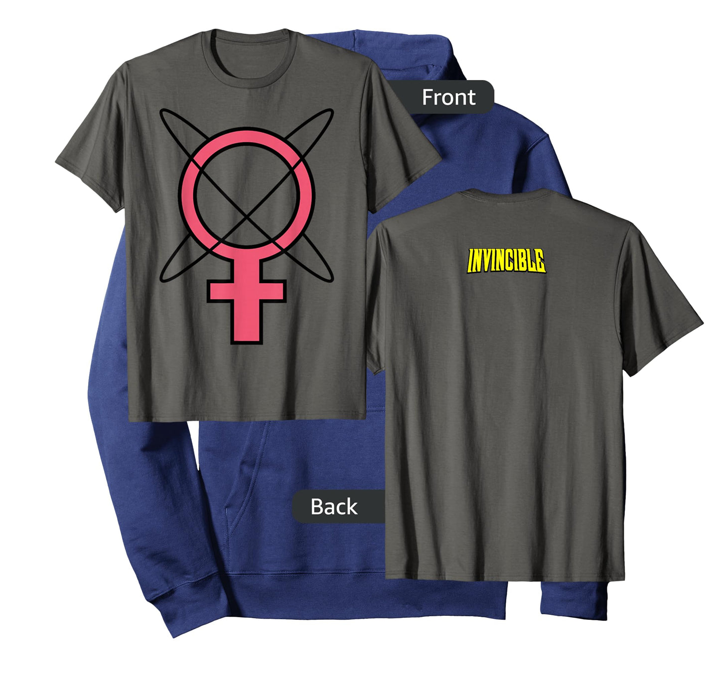 Invincible Animated - Atom Eve Symbol T-Shirt