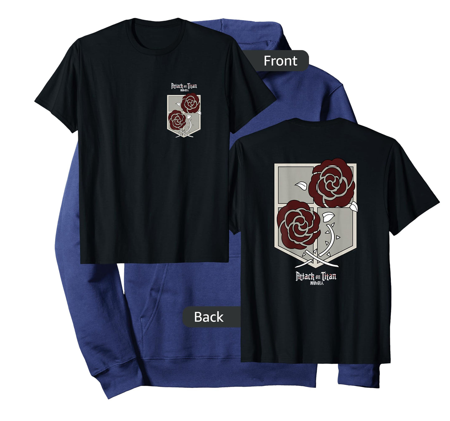 Attack on Titan Garrison Station Corps Front and Back Anime T-Shirt