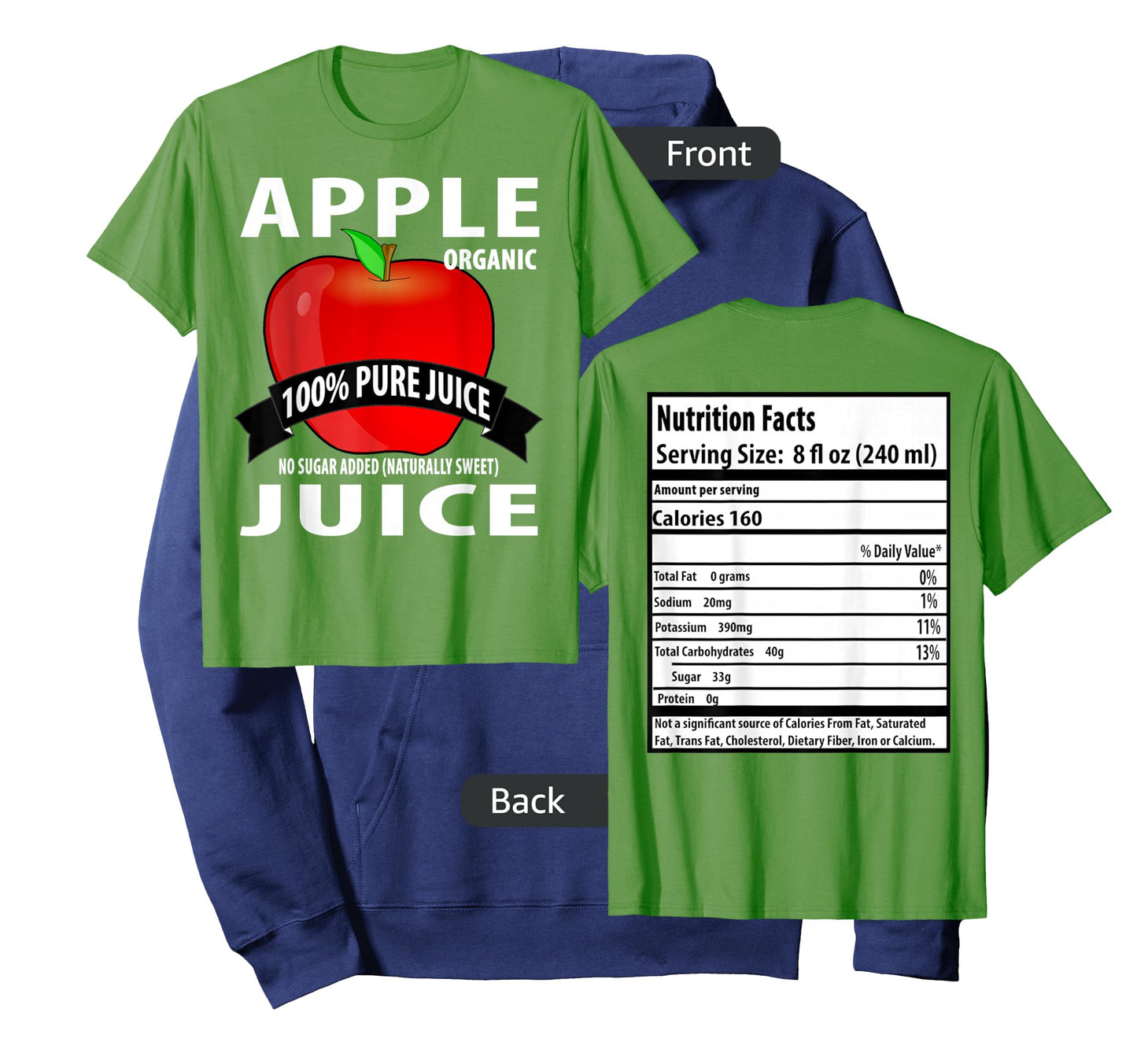 Apple Juice Box: Family Halloween Costumes for 5 People T-Shirt