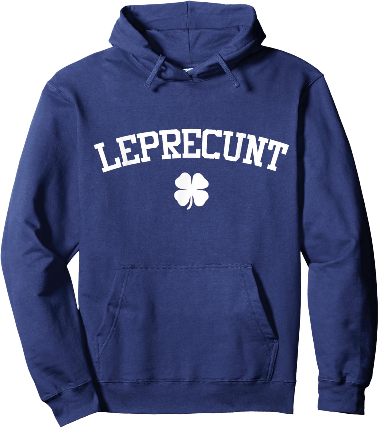 Leprechaun Irish St Patricks Day Shamrock T-Shirt - Hoodie | Navy