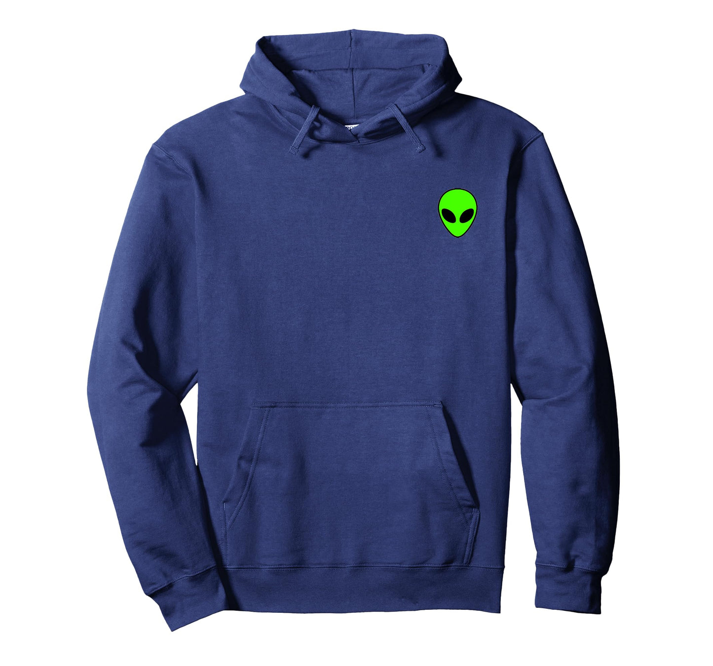 Alien Head Pocket Patch T-Shirt for Men and Women T-Shirt