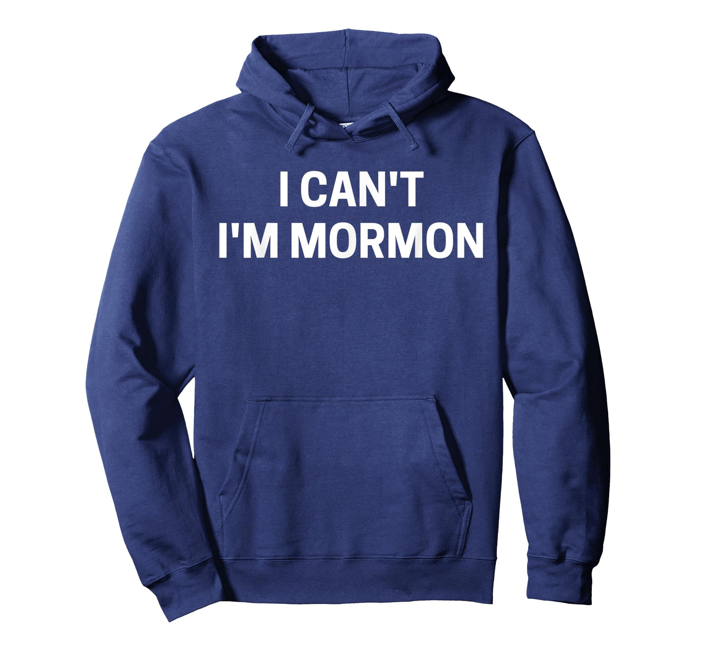 Funny LDS "I Can't I'm Mormon" T-Shirt
