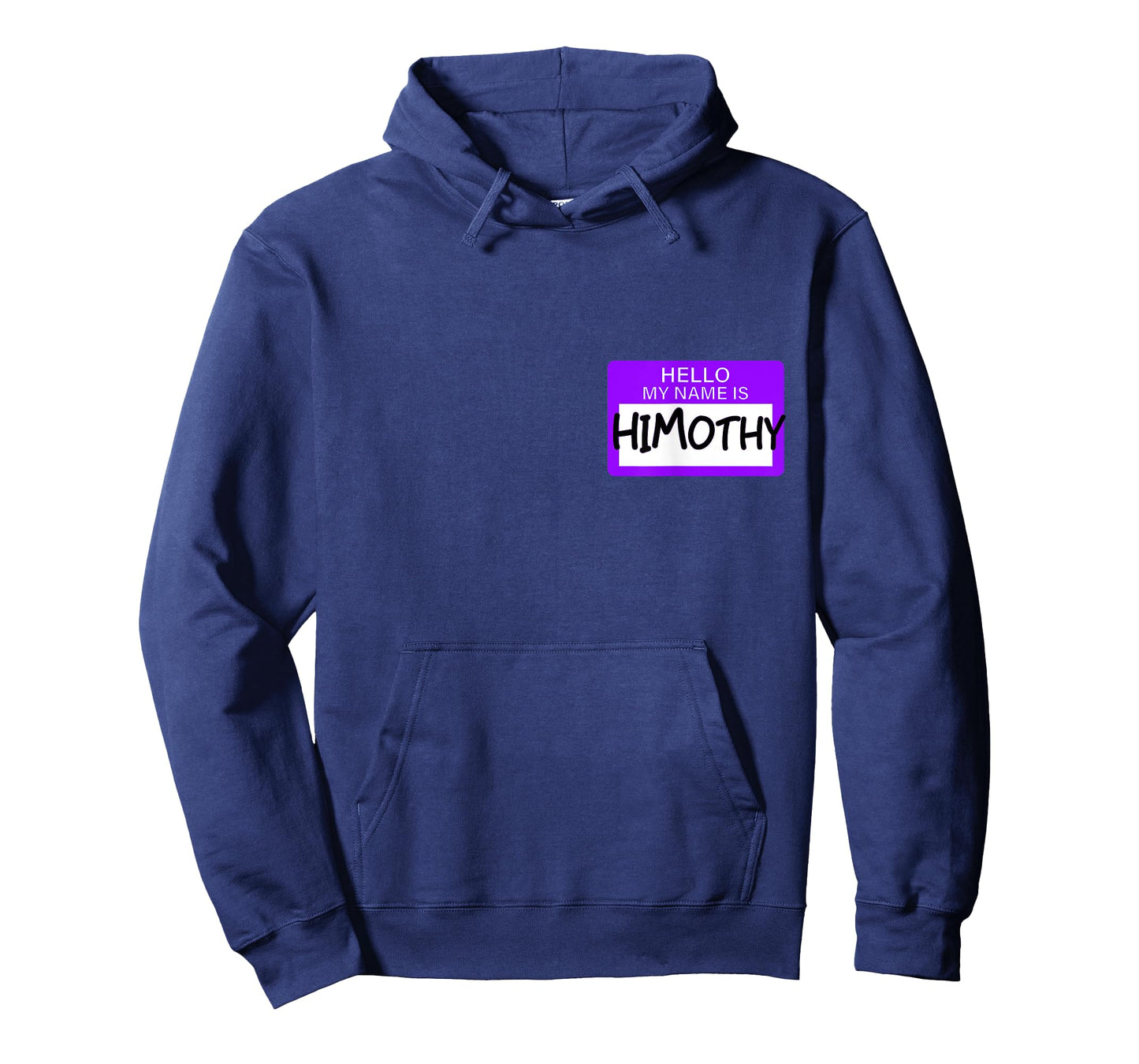 Purple Himothy Purple Color Graphic T-Shirt
