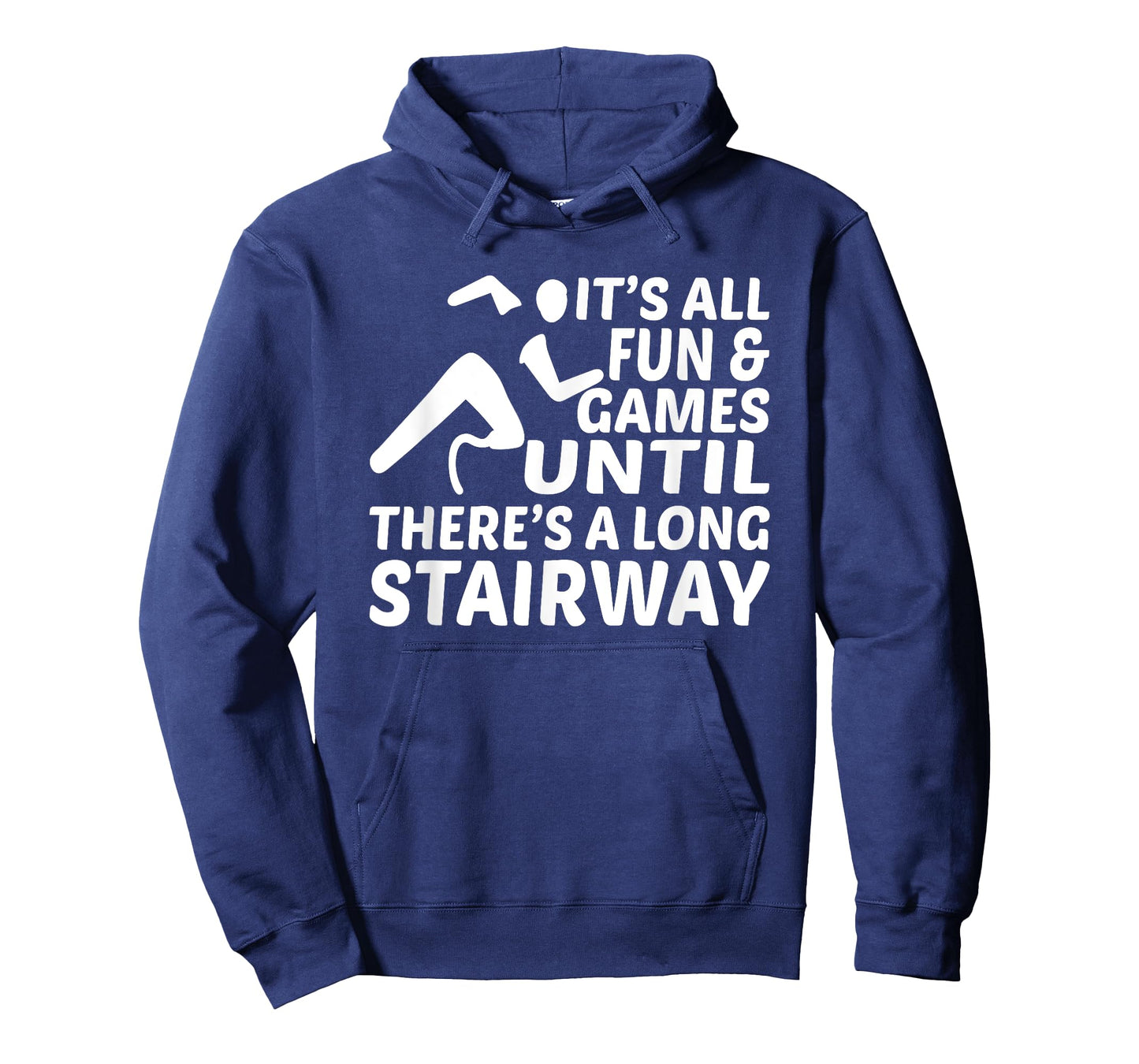 Amputee Its all fun games until long stairway Leg Prosthetic T-Shirt