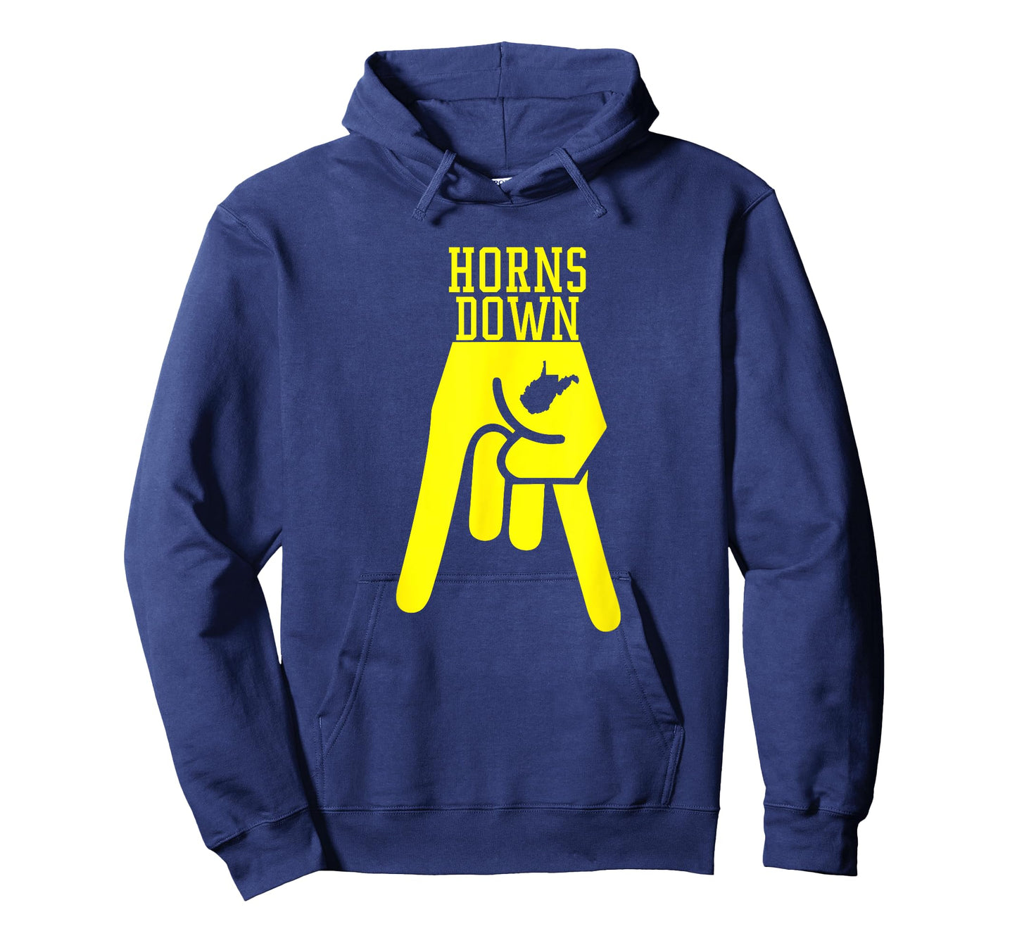 Horns Down West By God Virginia T-Shirt