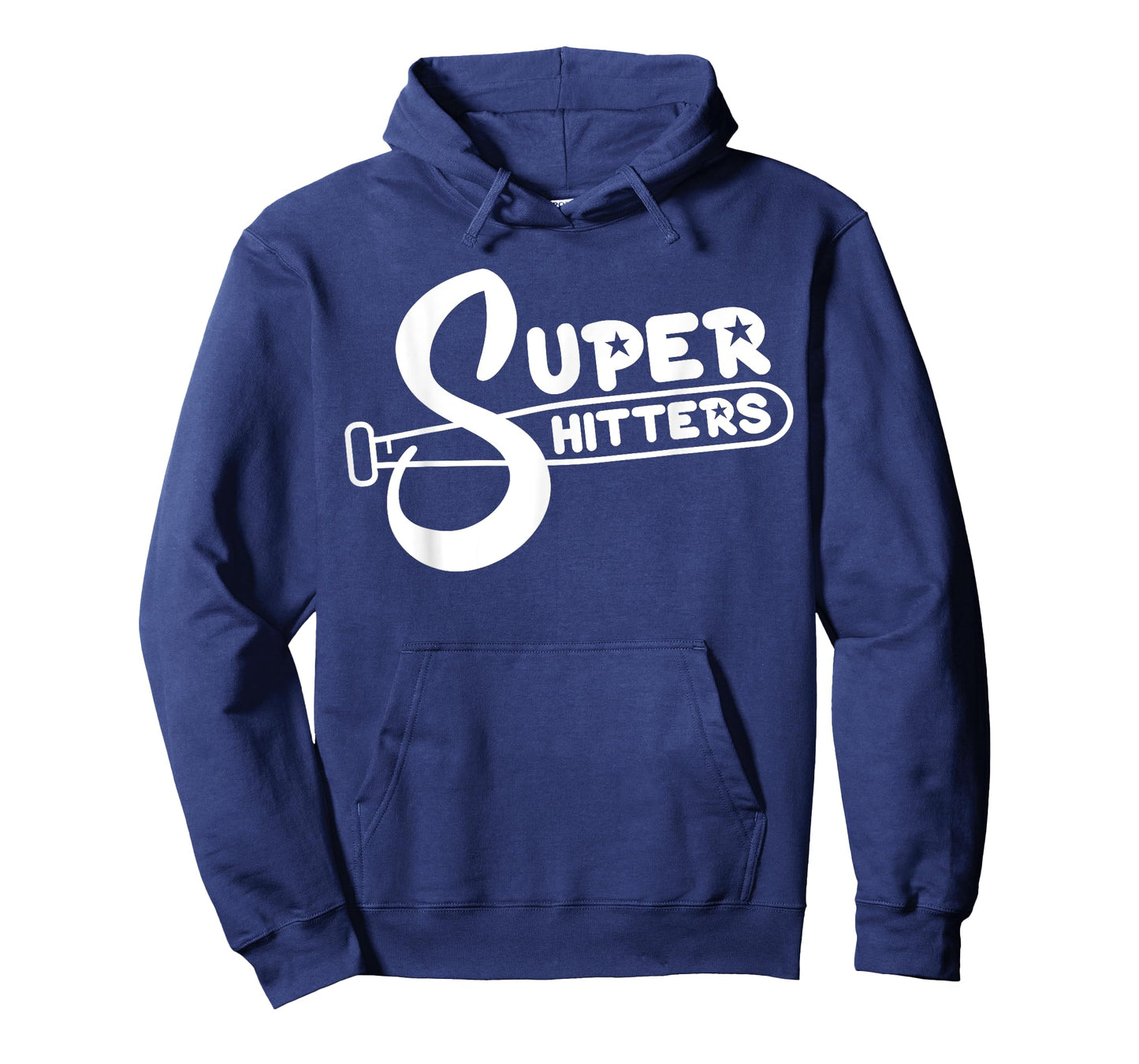 Super Shitters Funny Sports Humor Ironic Baseball Vintage T-Shirt