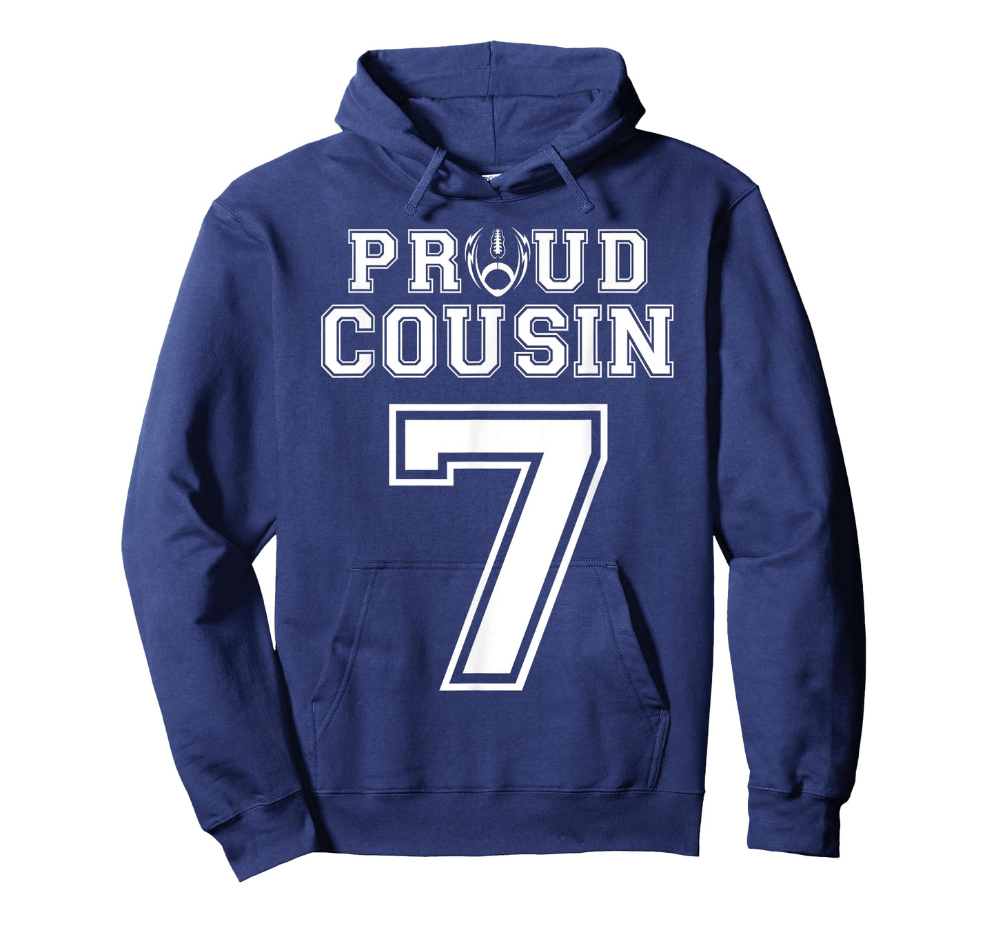 Custom Proud Football Cousin Number 7 Personalized T-Shirt