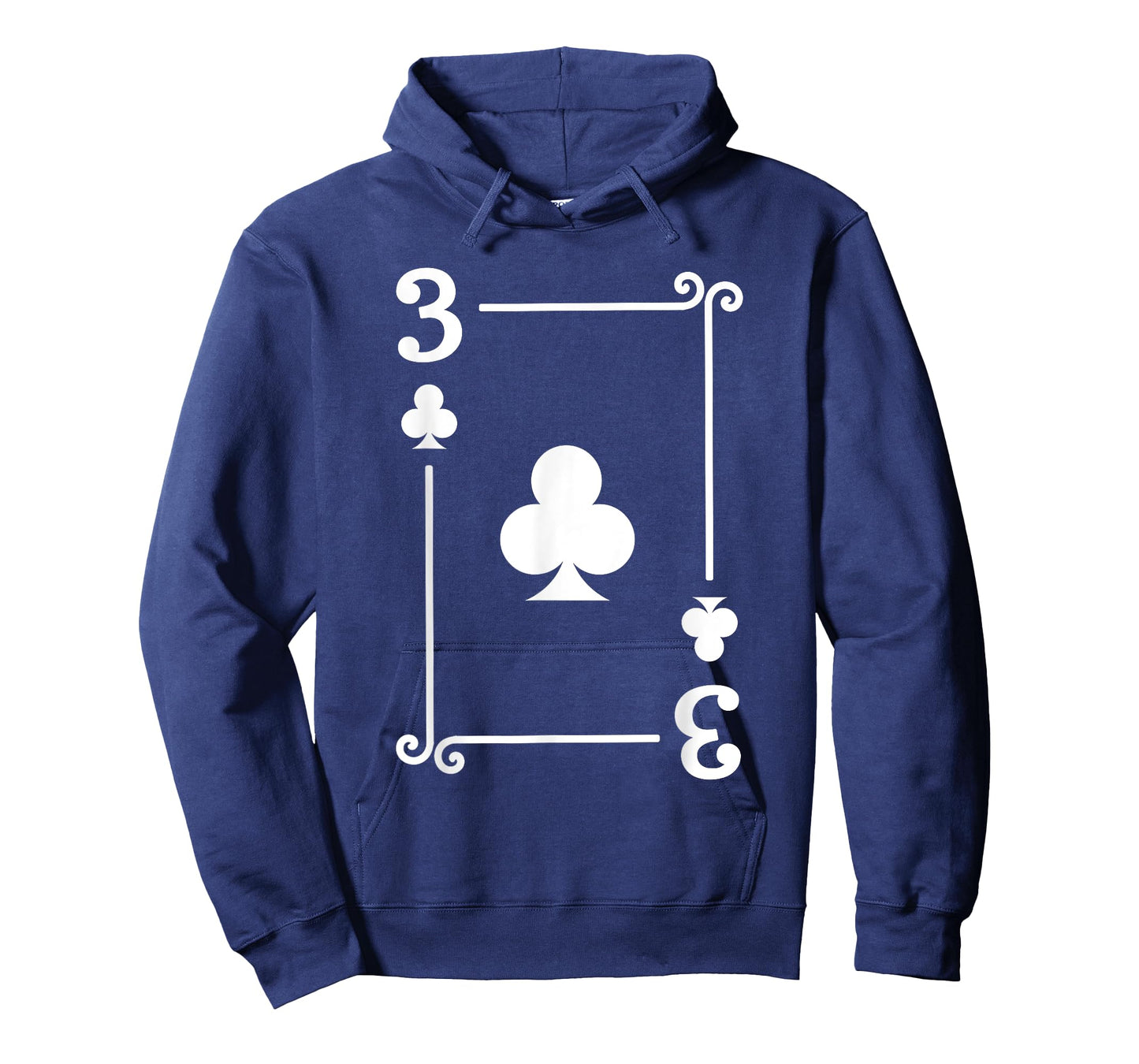 Playing Cards Costume - 3 Clubs Card - Three Card T-Shirt