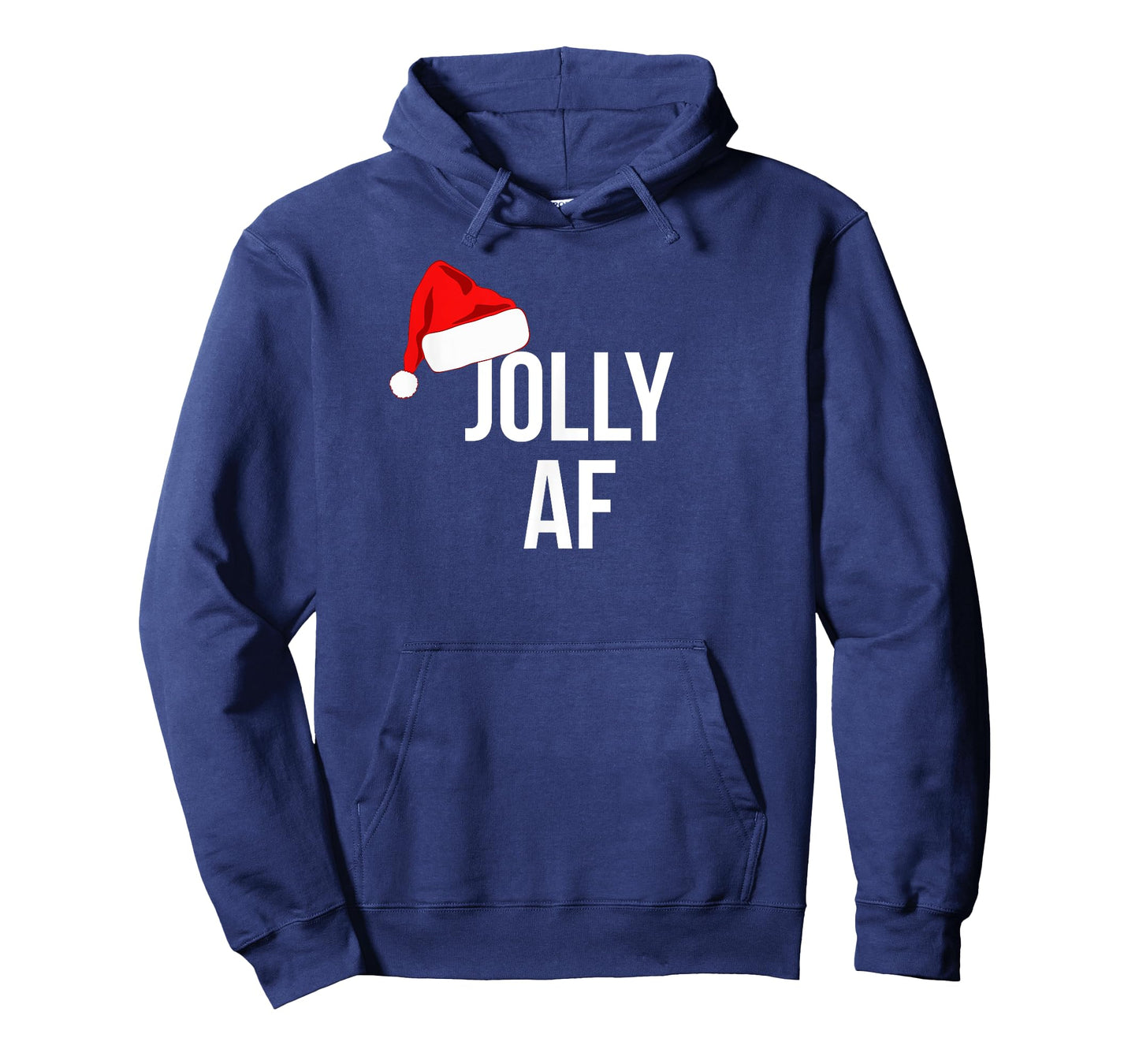Funny Jolly AF Hat Christmas Holiday T-Shirt