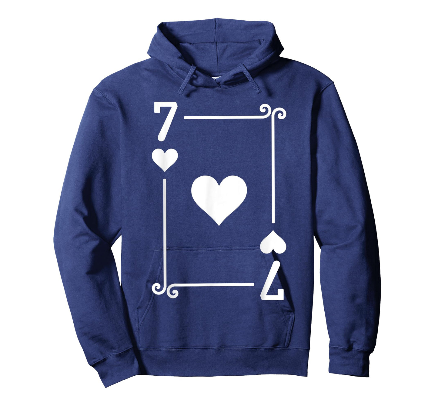 Playing Cards Costume - Seven Card - 7 of Hearts T-Shirt