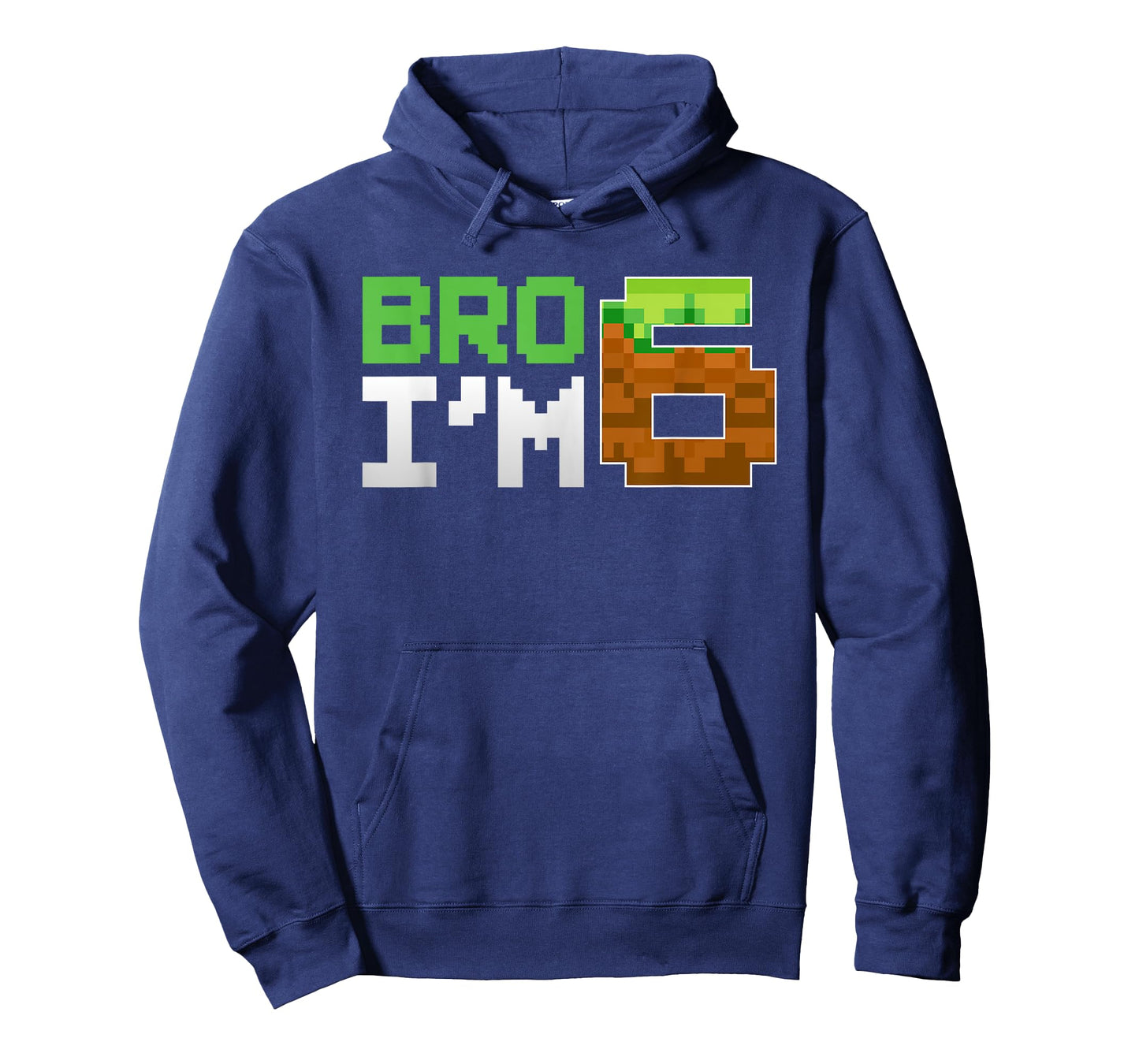 Kids 6th Birthday Boy Bro I’m 6 Year Old Gamer Pixel Number T-Shirt