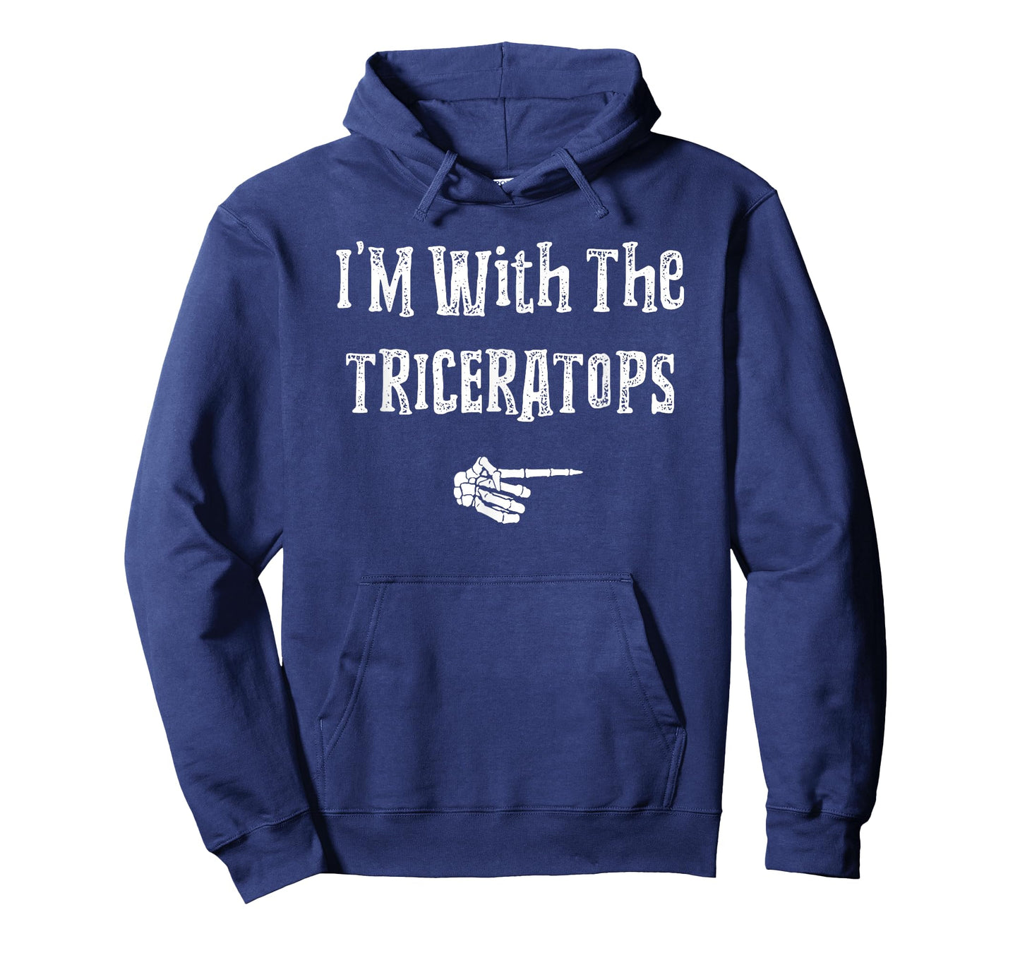 I'm With Triceratops Halloween Costume Funny Couple Matching T-Shirt